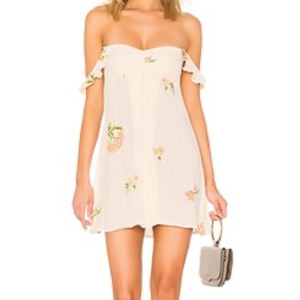 Flynn Skye Cream Floral Mini Dress